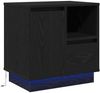 vidaXL Nachttisch Schwarz Eichen-Optik 50 x 34,5 x 50 cm Holzwerkstoff 869580 Bild 5