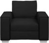 vidaXL Sofa-Sessel Schwarz 100 cm Kunstleder 4105044 Bild 3