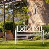 Relaxdays Gartenbank Metall Bild 5