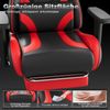 HOMALL Gaming-Stuhl Verstellbare Armlehnen,Kopfstütze,Lendenkissen,Fußstütze,Gaming Stuhl (Verstellbare Armlehnen, großzügig dimensioniertes Sitzkissen, ergonomisch geformte, bequeme Rückenlehne), Ergonomischer Bürostuhl,Kopfstütze und Lendenstütze Bild 3