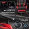 HOMALL Gaming-Stuhl Verstellbare Armlehnen,Kopfstütze,Lendenkissen,Fußstütze,Gaming Stuhl (Verstellbare Armlehnen, großzügig dimensioniertes Sitzkissen, ergonomisch geformte, bequeme Rückenlehne), Ergonomischer Bürostuhl,Kopfstütze und Lendenstütze Bild 2