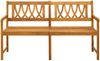 vidaXL Bank Outdoor Natur 150 x 55,5 x 90 cm Massivholz Akazie 42028083 Bild 3