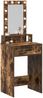 vidaXL Schminktisch mit Speicher Braun 50 x 41 x 140 cm Holzwerkstoff 865158 Bild 3