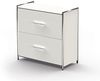 Sideboard mit Schubfächern Artline, 80x38x78cm, Weiß Bild 2