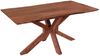 SAM® Esstisch Tabor, massives Akazienholz, Baumkante, Holzgestell Spider-Form Bild 3