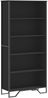 vidaXL Bücherregal Schwarz 80x31x169 cm Holzwerkstoff 3295312 Bild 2