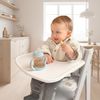 roba Plastikessbrett - Erweiterung & Zubehör für Hochstuhl Sit Up Flex, Liv Up & Born Up - Kompatibel mit Gurtsystem und Hochstuhlauflagen - Schnelle Klickbefestigung - Einfache Reinigung - Weiß Bild 2