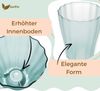 GarPet Blumentopf 4x Orchideentopf Transparent Orchideen Über Topf Innen 16 glas Bild 4