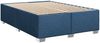 vidaXL Boxspringbett mit Matratze Blau 160x200 cm Stoff 3285952 Bild 5