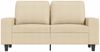 vidaXL 2-Sitzer-Sofa Creme 120 cm Stoff 359385 Bild 3