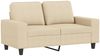 vidaXL 2-Sitzer-Sofa Creme 120 cm Stoff 359385 Bild 2