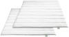 Dreamstar Microfaserbettdecke Eco, Bettdecken 2er-Set - 4-Jahreszeiten, Ganzjahres, Winter & Sommer, Füllung: Faserfüllung, Bezug: angenehm weiche Microfaser, allergikerfreundlich, atmungsaktiv, temperaturausgleichend, 135x200 cm Bild 5