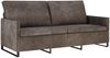 vidaXL 3-Sitzer Sofa Dunkelgrau 190 x 81 x 82 cm Kunstwildleder 42041001 Bild 2