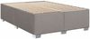 Boxspringbett mit Matratze, Stoff, Viereckige, grauer Fuß, Taupe, 160x200 cm, false Bild 5