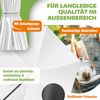 KESSER® Alu Ampelschirm Sonnenschirm + Abdeckung Ø300 cm / Ø350 cm mit Kurbelvorrichtung Kurbelschirm mit Ständer UV-Schutz Aluminium Wasserabweisende Bespannung - Schirm Gartenschirm Marktschirm 350cm, Weiß Bild 3