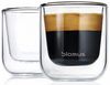 Blomus Nero Espressogläser-Set, 2-tlg, Thermo-Espressogläser, Espressobecher, Glas, Becher, 80 ml, 63652 Bild 5