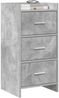vidaXL Sideboard Betongrau 40 x 36 x 80 cm Holzwerkstoff 8011062 Bild 2
