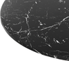 Esstisch 'Boca' schwarz Marmor Optik ⌀ 90 cm Bild 4