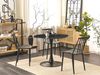 Esstisch 'Boca' schwarz Marmor Optik ⌀ 90 cm Bild 3