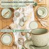 SÄNGER Espressotasse Set 12 tlg. Rio, 12-tlg, Steingut, Minze, Grün, 80 ml, VALUE COLLECTION Bild 3