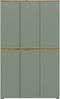 Home affaire Mehrzweckschrank CIPELA (1-St) BxH:105x175 cm, viel Stauraum, variable Einlegeböden, Kleiderstange Bild 3