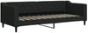 vidaXL Tagesbett Ausziehbar mit Schubladen Schwarz 80x200 cm Stoff 3197477 Bild 4