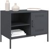 vidaXL TV-Schränke 2 Stk. Anthrazit 68x39x50,5 cm Stahl 842999 Bild 4