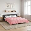 vidaXL Winterbettdecke Gepolstert Rosa 240 x 260 cm Mikrofaser 42026120 Bild 4