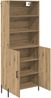 vidaXL Highboard Artisan-Eiche 69,5 x 32,5 x 180 cm Holzwerkstoff 3415858 Bild 5