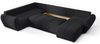 AX LIVING Malatya U XL Wohnlandschaft U Form XXL Ecksofa Schwarz modern L Bild 4