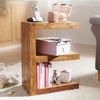 Beistelltisch Mumbai 60cm Sheesham Massivholz braun Landhausstil Bild 3