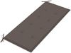 vidaXL Gartenbank mit Auflage 120 cm Massivholz Akazie 3063776 Bild 5