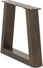 vidaXL Couchtischbeine V-Form 2 Stück Naturstahl 40x(30-31,3) cm Stahl 4012527 Bild 4