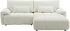 Vente-unique - ANELKO Sofa Stoff Weiß - B 171 cm x H 90 cm x L 242 cm Bild 2