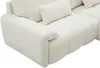 Vente-unique - ANELKO Sofa Stoff Weiß - B 171 cm x H 90 cm x L 242 cm Bild 4