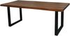 Esstisch Baumkante massiv Mango honigfarben 180 x 90 U-Gestell schwarz CALI 150437905 Bild 2