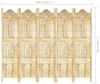 vidaXL 5-tlg. Raumteiler Handgeschnitzt 200×165 cm Mango Massivholz 285317 Bild 4