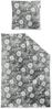 Irisette Feinbiber Bettwäsche Koala 135x200 Blumen Rosen grau silber 8531-11 Bild 2