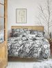 Irisette Feinbiber Bettwäsche Koala 135x200 Blumen Rosen grau silber 8531-11 Bild 4