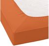 Janine Spannbettlaken Jersey Elastic, rost-orange, Größe Bettlaken:90/100x190/220 Bild 3