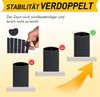 Sekey PVC Sichtschutzmatte mit Abdeckprofil & Kabelbindern - für Balkon Garten, Anthrazit 120x300 cm Bild 3