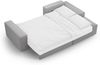 Micadoni Schlaf-Ecksofa Jodie 3-Sitzer Rechts Boucle Hellgrau Bild 5