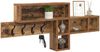 vidaXL Wandmontierter nachttisch mit Regal Altholz 100 x 12 x 43,5 cm 874417 Bild 3