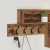 vidaXL Wandmontierter nachttisch mit Regal Altholz 100 x 12 x 43,5 cm 874417 Bild 4