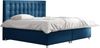 99rooms Riverside Boxspringbett Strukturstoff 180x200 cm Dunkelblau Bild 2