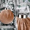 ABC 15-teiliges Dekokranz-Set, für Weihnachten, braun, Kunststoff / Plüsch, 9 x 41 x 25 cm Bild 3