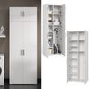 Universalschrank Ingo Weiß 80 x 182.4 cm mit Schrankaufsatz Vicco Bild 2