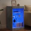 vidaXL Sideboard mit LED-Leuchten Betongrau 41x37x67 cm 836724 Bild 4