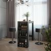 Bartisch-Set Repose Anthrazit/Goldkraft Eiche 45 x 110 cm mit 2 Barhockern Vicco Bild 3