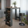 Bartisch-Set Repose Anthrazit/Goldkraft Eiche 45 x 110 cm mit 2 Barhockern Vicco Bild 4
